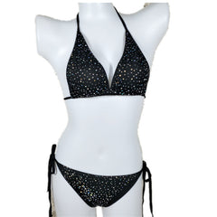 Rhinestone Two-Piece Swimsuit, Bikini, Swimwear